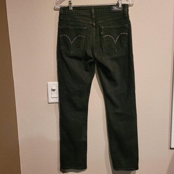 Levi Women's Mid Rise Skinny Black Stretch Jeans – Size 4 S - Picture 4 of 5